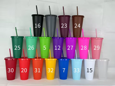 8 best sales reusable plastic tumblers - №7