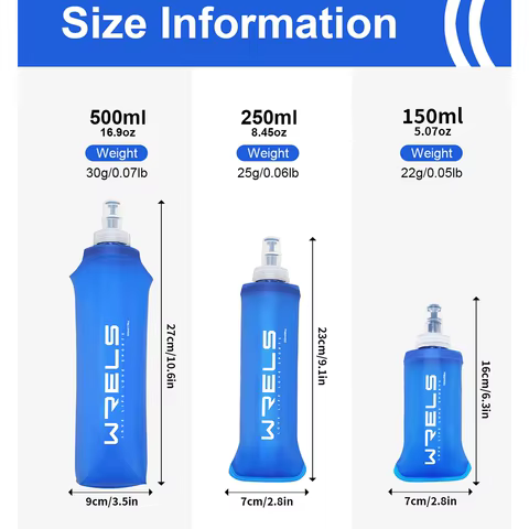1pc150ml/250ml/500ml Outdoor Collapsible Silicone Bite Size Water Bottle Running Camping Hiking Travel Convenient Water Bottle 10 best sales thermoflask - №7