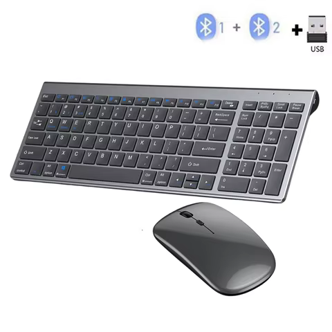 10 best sales wireless mechanical keyboard and mouse - №3