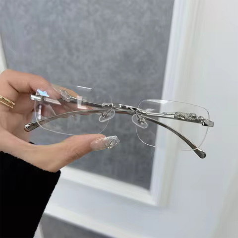 12 best sales transparent frames for men - №1