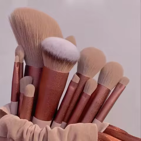 13 PCS Colorful Makeup Brush Set Eye Shadow Foundation Women's Makeup Brushes Eye Shadow Blush Beauty Soft Makeup Toolkit 8 best sales palm angels glasses - №1