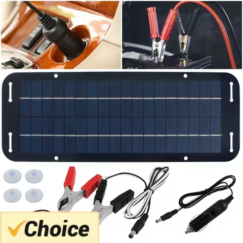 8 best sales 12v solar panel with battery - №8