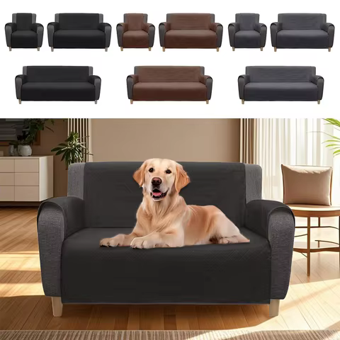 Sofa Cover Quilted Anti-wear Couch Cover for Dog Pet Kids Recliner Armchair Furniture Slipcovers 1/2/3 Seater Protect 10 best sales recliner cover - №5