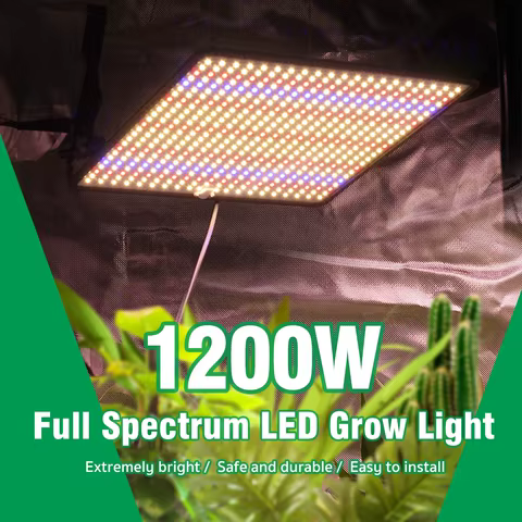 LED Grow Light Full Spectrum Phyto Lamp AC85-240V 40W For Indoor Grow Tent Plants Growth Light 8 best sales growbox 40x40 - №4