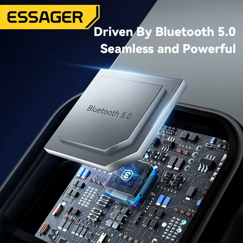 Essager USB Bluetooth Aux Adapter Dongle USB To 3.5mm Jack Audio Wireless Handsfree Kit For Car Stereo Receiver USB Transmitter 6 best sales receptor duosat - №3