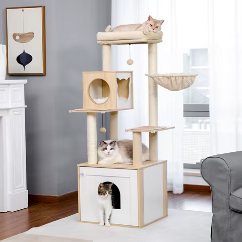 8 best sales wood cat house - №8