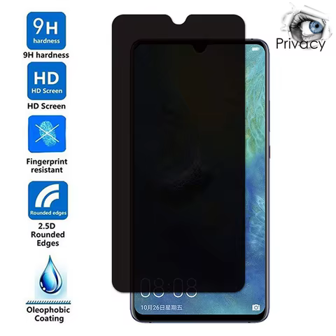 6 best sales huawei p30 pro privacy screen protector - №1