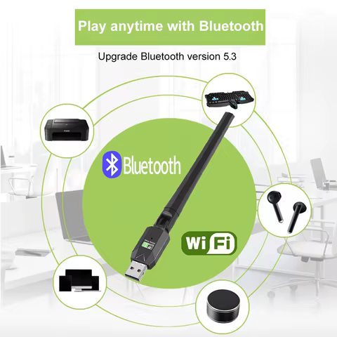 12 best sales wifi bluetooth usb adapter - №6
