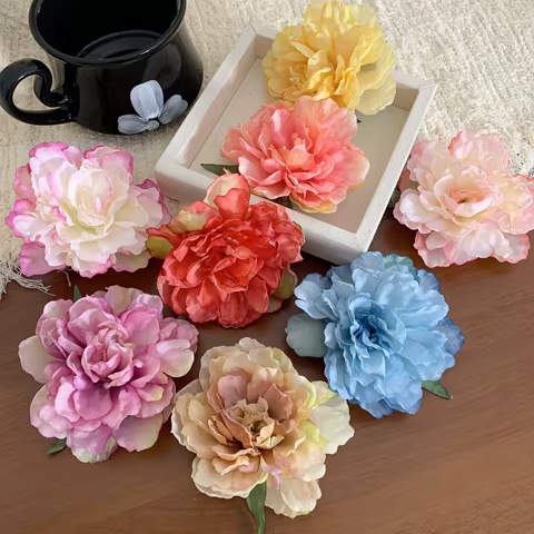12 best sales peony hair clip - №7