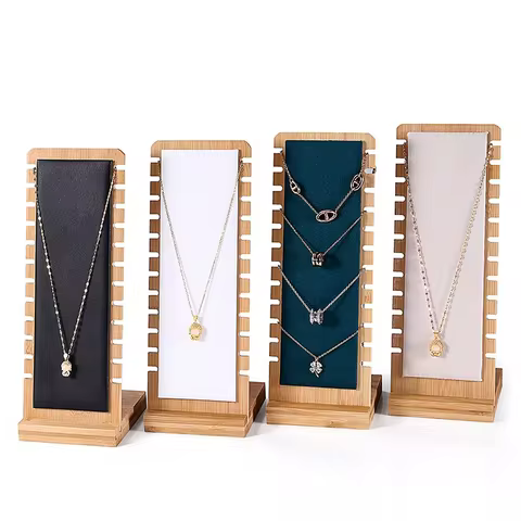 10 best sales bamboo jewelry display - №2