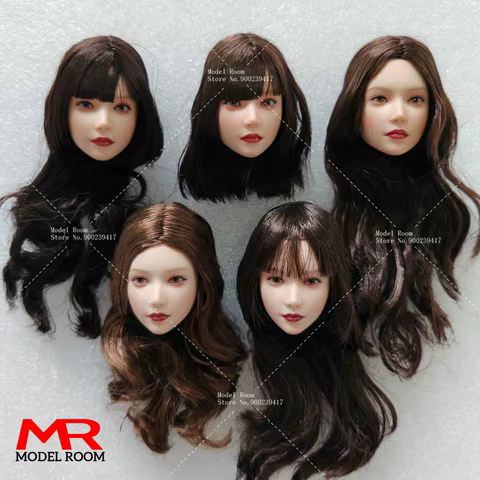 8 best sales 1 6 female head sculpt - №2