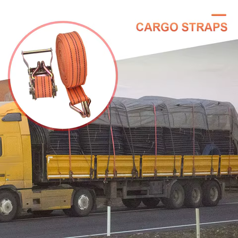 3/6/8/10 Meter Binding Strapping Tensioner 40mm Ratchet Tie Down Truck Strapping Rope Fastener Thickened Tighten Belt Strap Rope 10 best sales belt tensioner - №8
