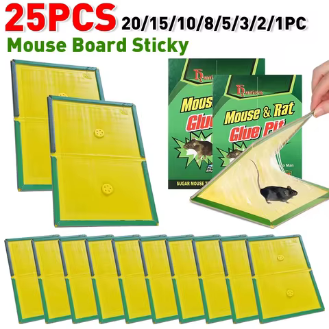 1-20pcs Mouse Board Sticky Rat Glue Mouse Adhesive Glue Board Mice Catcher Trap Non-toxic Pest Control for Restaurant Kitchen 10 best sales mouse catcher - №2