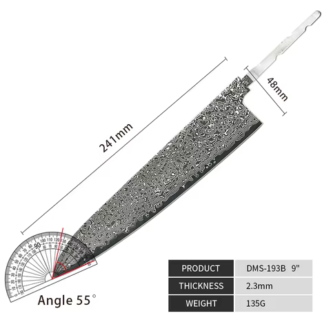 6 best sales damascus knife original - №3