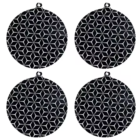 4 PCS/2PCS/1PCS induction hob protector mat induction cooker gasket round silicone induction hob protector mat 22cm 10 best sales oven seal - №4