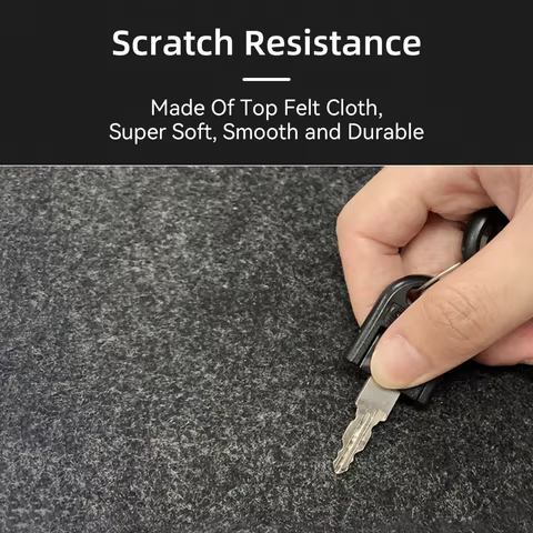 Gaming Accessories Wool Felt Mouse Pad Large Size Writing Mat Keyboard Mice Mat Non-slip Home Office Computer Desk Protector 8 best sales custom desk mat - №3