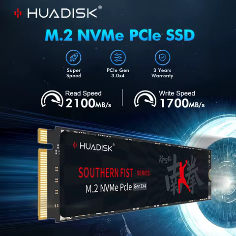 HUADISK Ssd Nvme M2 Pcie Gen3 Hard Drive Disk 128gb 256gb 512gb 1tb Internal Hard Drive For Notebook Desktop 10 best sales 8tb m2 ssd - №10