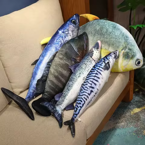 10 best sales fish soft toy - №6