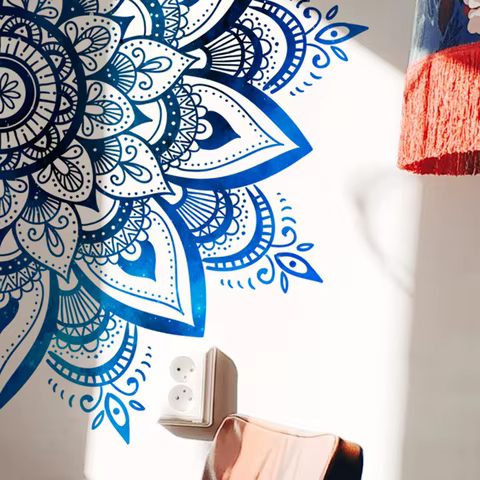 8 best sales mandala wall sticker - №8