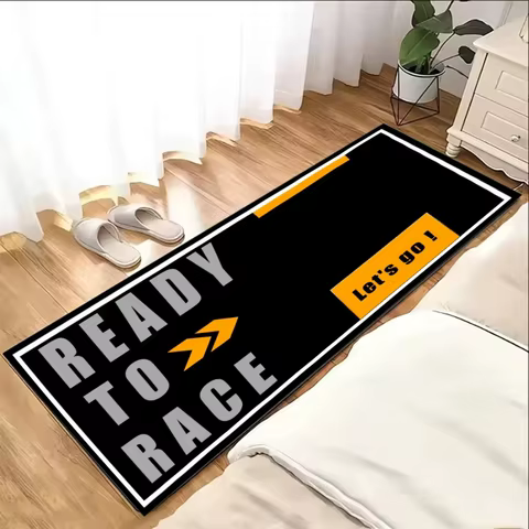 Dynamic Motorcycle Parking Floor Mat Polyester Carpet for Racing Enthusiasts Anti-Slip Rug for Bedside or Display Area Decor 12 best sales motorcycle carpets - №7