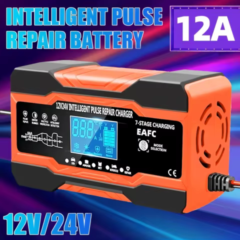 8 best sales smart car battery charger - №7