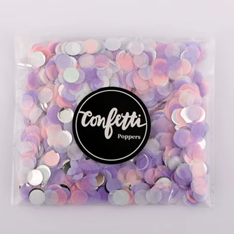 1000pcs/bag 1cm Paper Confetti Mix Color for Wedding Birthday Party Decoration Round Tissue Balloons 10g Baby Shower Decorations 12 best sales confetti wedding - №4