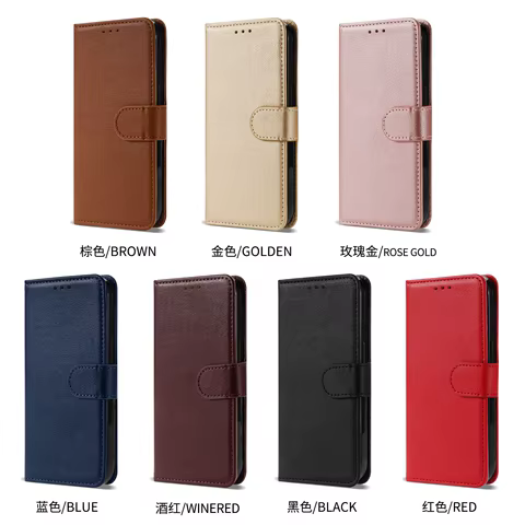 Flip Leather Wallet Case For Samsung Galaxy J3 J4 J5 J6 J7 J8 2018 J5 2016 2017 Plus A14 A05 A03 S A15 A22 A23 A24 A32 A33 A34 12 best sales samsung a15 flip case - №5