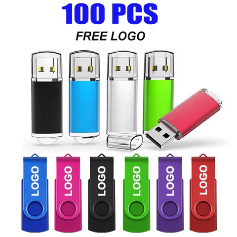 100Pcs/lot USB 2.0 Flash Drive 4GB 8GB Pen Drive 128MB Usb Sticks 1GB 2GB Pendrives 16GB Memory Flash 32GB 64GB U Disk Free Logo 10 best sales pendrive 2gb - №6