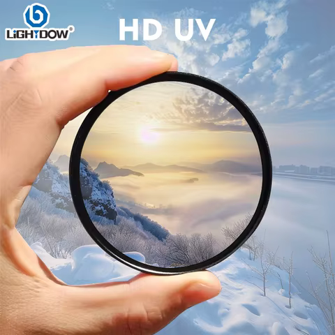 Lightdow HD UV Lens Filter Protecting the Camera Lens 49mm-82mm Size for Cannon Nikon Sony Pentax Camera Lens Filter 10 best sales 82mm filter - №3