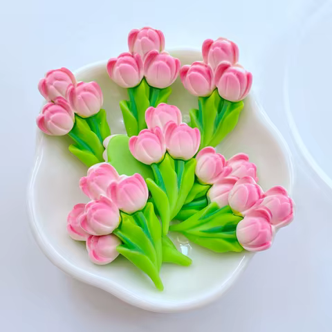 10 best sales resin flower - №10