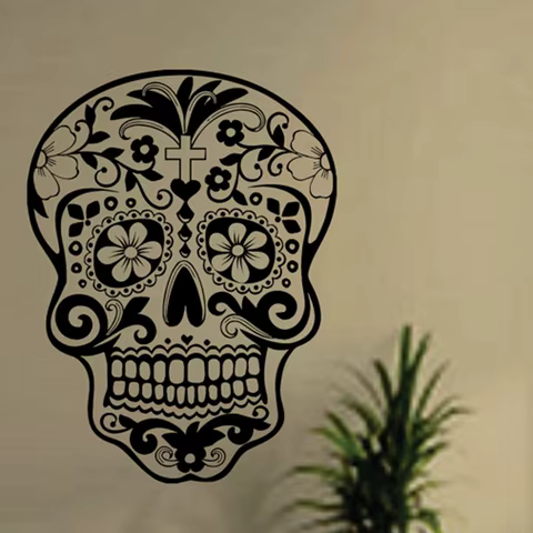 10 best sales sugar skull decor - №10