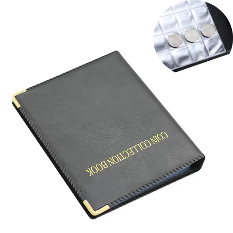 D&D 480Pockets Coin Collection Book 20 Pages Coin Collection Holder Album Commemorative Coin Organizer Storage 20/25/27/30mm 12 best sales album coin - №10