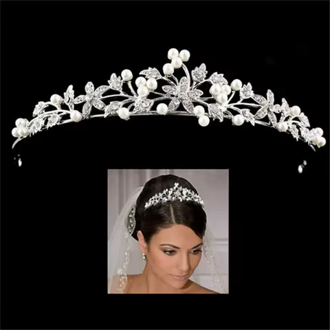 12 best sales pearl headpiece - №5