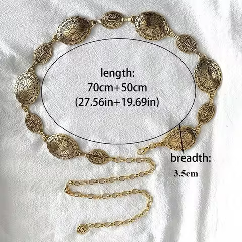 10 best sales waist chain belt - №3