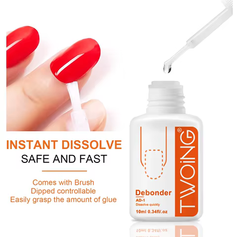 10ml Debonder Glues For Removeing False Nails Rhinestone Remover Tools, Manicure Accessories Fast Dissolve Liquid Nail Art Tool 12 best sales debonder - №2