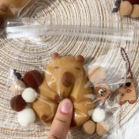 Decompression Lovely Capybara Soft Glue Slow Rebound Doll Toy Cute Funny Trick Gift Fidget Stress Toys 6 best sales relx - №5