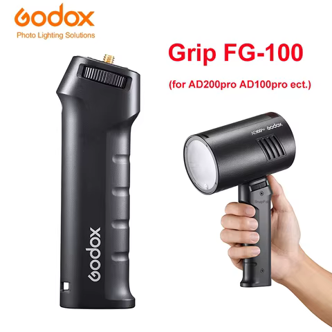 Godox AD200Pro Flash Grip FG-100 Handheld Stabilizer Handle rig for Godox AD100Pro AD200 AD200Pro AD300PRO 10 best sales godox ad100pro - №5