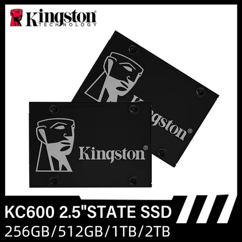 Kingston KC600 SSD 256GB 512GB 1TB 2TB SATA III 2.5 Inch Internal Solid State Drive HDD Hard Disk HD SSD 1024GB Notebook PC 10 best sales sdd kingston - №6
