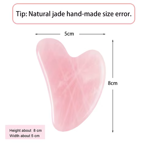 Natural Stone GuaSha Jade Facial Beauty Scraping Massage Tools Firm Skin Care Face Gua Sha SPA Physical Therapy Gue Che Roller 6 best sales lymph - №4