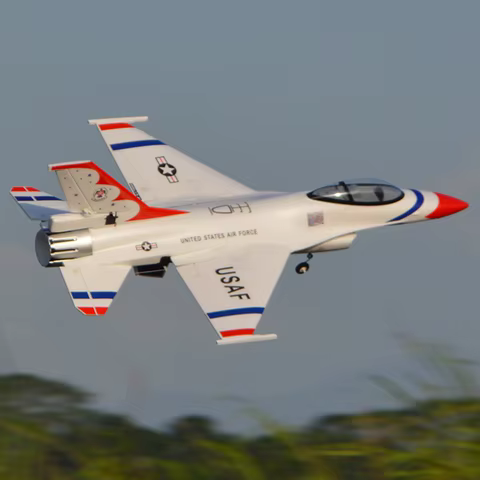 Hookll Model 70mm EDF Plane Jet F16 Fighting Falcon Thunderbird RC Airplane Toy 6 best sales f16 fighting falcon - №2