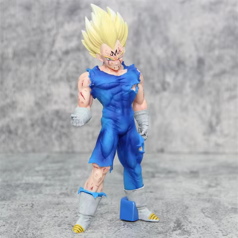 20CM Dragon Ball Z Majin Vegeta Figure Toys Anime DBZ Super Saiyan GK Action Collection PVC Model Dolls Birthday Gifts Kids 10 best sales 50 cent figure - №9