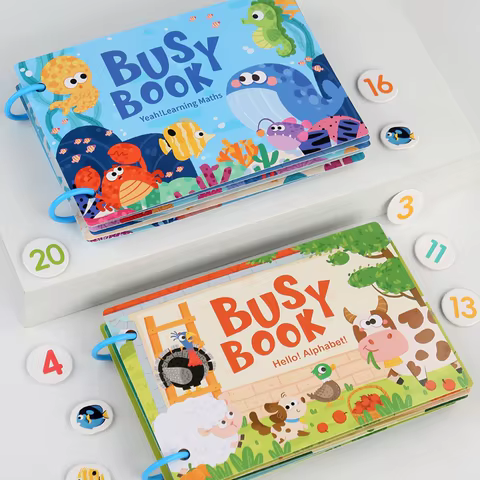 10 best sales baby busy book - №2