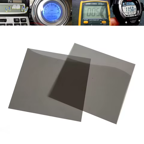 1pc 18cm Polarizing Film Polarizer Watch Multimeter Calculator LCD Display Repair 10 best sales lcd polarizer film - №1