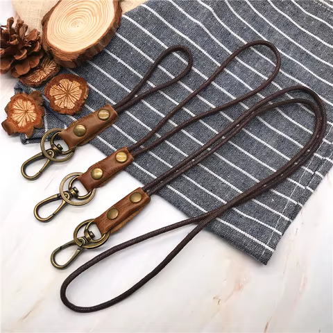 10 best sales leather lanyard - №10