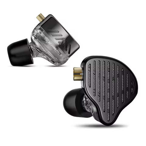 KZ X HBB PR2 Flat Driver In Ear Earphones 13.2mm plane big horns HiFi Bass Monitor Earbuds Sport Wired Headset 10 best sales flat earbuds - №3
