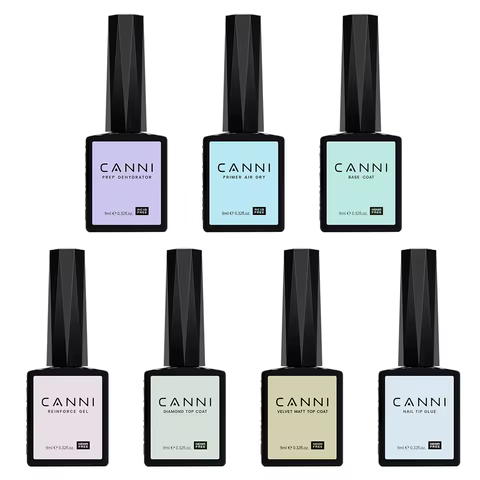 9ml CANNI Venalisa Hema Free Semi Permanent Nail Gel Polish Full Coverage Color Gel Varnish Long Lasting Diamond Tempered Top 12 best sales vanelisa gel polish - №6
