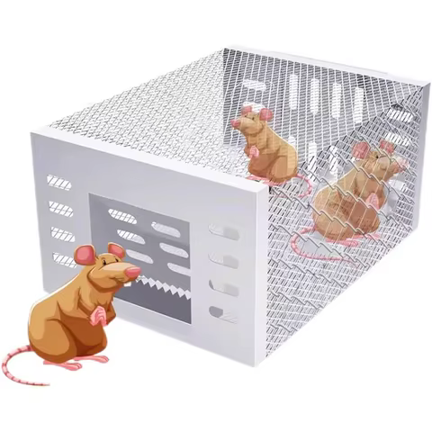 High Efficiency Mousetrap,Automatic Continuous Cycle Mouse Trap Home Garden Rat Catching Artifact Safe And Harmless 10 best sales mouse catcher - №4