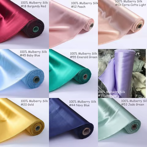 12 best sales white silk fabric - №3
