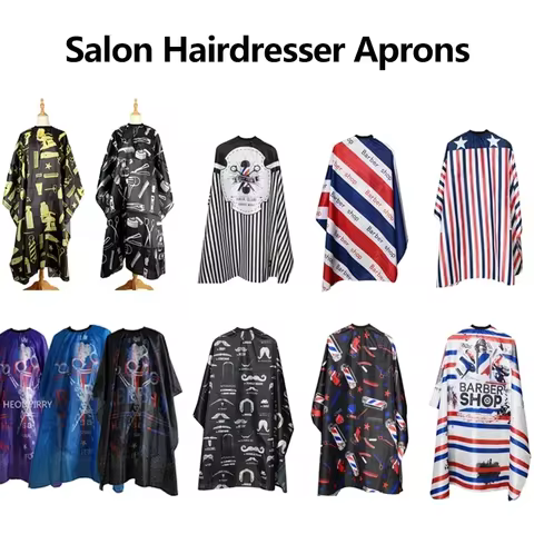 6 best sales barber cape - №1