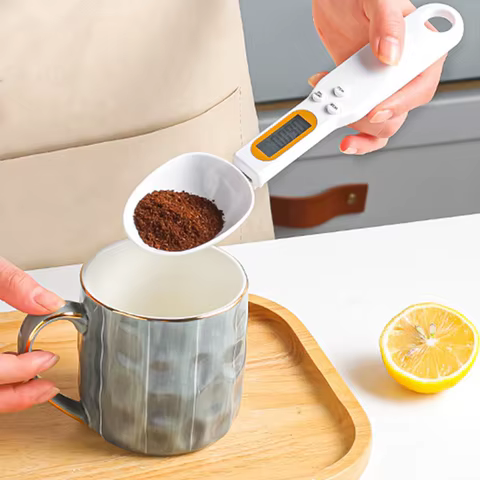 500g Electronic Kitchen Scale Coffee Scoop Digital Measurement With LCD Display Dog Food Milk Powder Tea Weighing Baking Tools 12 best sales house kitchen - №3